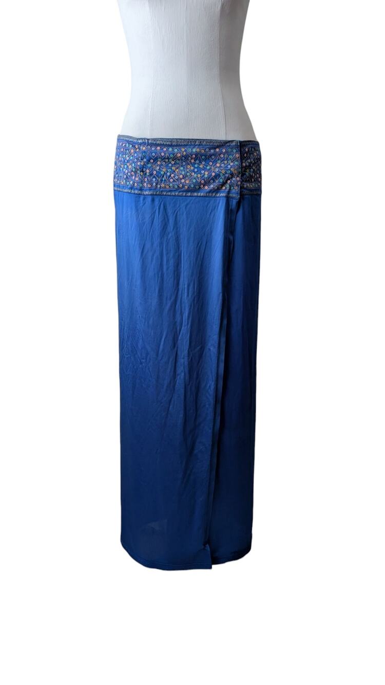 Gottex vintage wrap maxi skirt